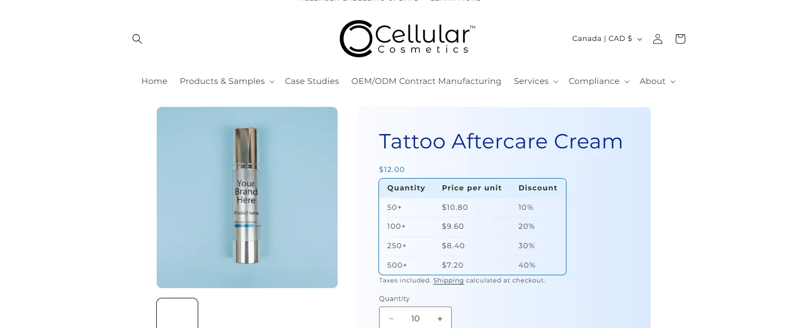 Tattoo Aftercare Products Manufacturers for Private Label Brands